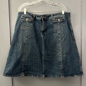 Mwah Denim Mini Skirt